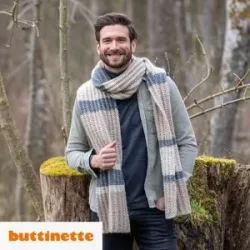 Strickanleitung - Männerschal aus Woll Butt Fabiola