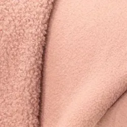 Doubleface-Teddy-Fleece, rosé