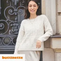 Strickanleitung ? Mustermix-Pullover aus Woll Butt Primo Alpaka