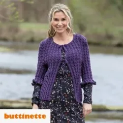 Strickanleitung ? Jacke Romance aus Woll Butt Perle