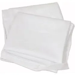 buttinette Tücher, weiß, 55 x 55 cm, 2 Stück