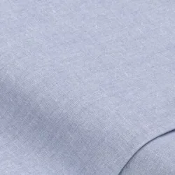 Blusenstoff in Leinen-Optik, hellblau