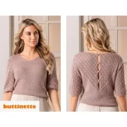 Strickanleitung ? Strick-Shirt aus Woll Butt Pearl