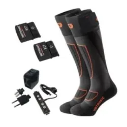 Hotronic Heizsocken-Set XLP 1P SURROUND COMFORT - schwarz/orange Grösse Socken: XS