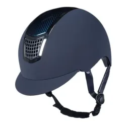 HKM Reithelm Carbon Professional - Dunkelblau -  Reithelmgrössen: 56-58, Farbe: Dunkelblau