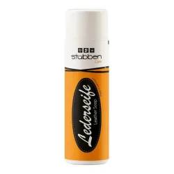 Lederseife Stübben Flasche - 250 ml - Orange/Weiss -