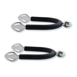 Stübben Sporen SEQ Soft Touch gummiert - 20 mm - Silber -  Farbe: Silber, Grösse Sporen: 20 mm