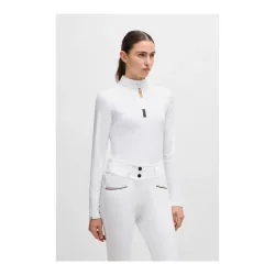 BOSS Equestrian Turniershirt Minou - Weiss -  Grösse: S