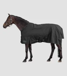 Waldhausen Weidedecke Nordic Light - Schwarz -  Farbe: Schwarz, Grösse Pferdedecken: 95 cm