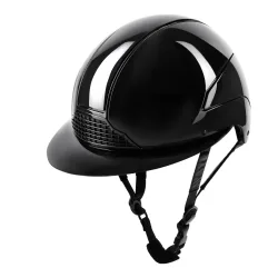 Swing Reithelm H24 Lady Glossy - Schwarz Glanz -  Farbe: Schwarz Glanz, Grösse Reithelm: 57-59