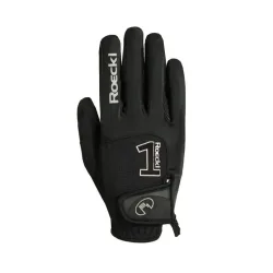 Roeckl Reithandschuhe Mansfield Unisex - schwarz Grösse Handschuhe: 10.5, Farbe: Schwarz