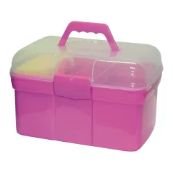 Kerbl Putzbox für Kinder befüllt 01 - Rosa -
