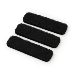 Rotho 3er-Set Aktivkohlefilter BIALA - Schwarz -