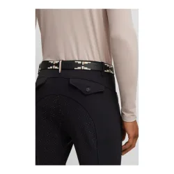 BOSS Equestrian Gürtel Polo Signature - Black -  Länge Damen/Herrengürtel: 85 cm