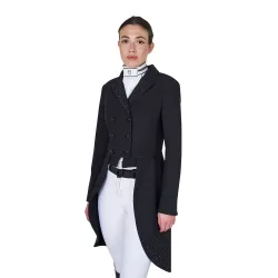 Equestro Dressurfrack Strass Damen - Schwarz -  Grösse: M