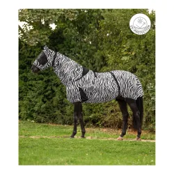 Waldhausen Ekzemerdecke Zebra Premium - Schwarz/Weiss -  Grösse Pferdedecken: 115 cm