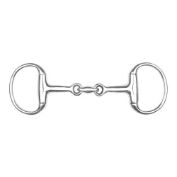 Waldhausen Pony Olivenkopfgebiss doppelt gebrochen - Silber -  Länge: 11,5 cm