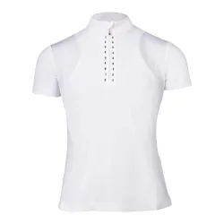 HKM Turniershirt Glam Kids - Weiss -  Grösse: 128, Farbe: Weiss