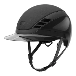 Abus Reithelm Airluxe Supreme Glam LV - shiny - Shiny Black -  Grösse Reithelm: M 55-57