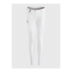 Tommy Hilfiger Equestrian Reithose Performance Kniegrip Damen - Th Optic White -  Grösse Bekleidung Damen: L
