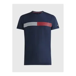 Tommy Hilfiger Equestrian T-Shirt Eco Performance Herren - Sunset Peach -  Grösse Bekleidung Herren: L
