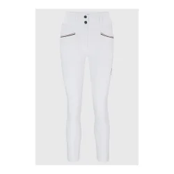 BOSS Equestrian Reithose Hannah Kniebesatz Damen - White -  Farbe: White, Grösse Bekleidung Damen: XS