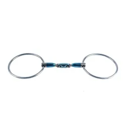 Trust Wassertrense doppelt gebrochen 16mm mit grossen Ringen - Silber -  Gebisslängegrösse: 13.5 cm
