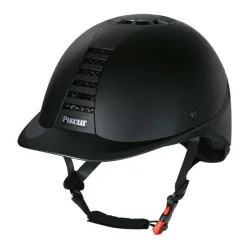 Pikeur Reithelm Pro Safe Excellence  - schwarz/schwarz Reithelmgrössen: 61, Farbe: Schwarz/Schwarz