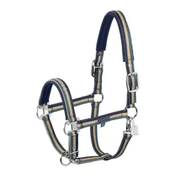 Eskadron Halfter DOUBLE PIN Classic Sports SS26 - Ocean-Sierra-Navy -  Grösse: Pony