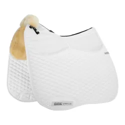 Stübben Streamline Korrekturschabracke Lammfell Dressur - Weiss -  Grösse Schabracken: L, Farbe: Weiss