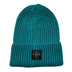 Soulhorse XL Beanie  “Shine bright” reflektierend - Petrol -  Farbe: Petrol, Grösse: One Size