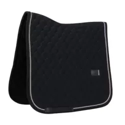 Kentucky Schabracke onion quilt rubber logo Dressur - Schwarz -  Farbe: Schwarz, Grösse: One Size