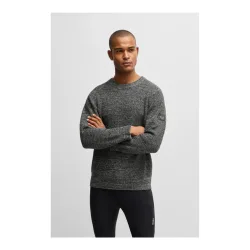 BOSS Equestrian Pullover Rayn - Greymelange -  Grösse: XL