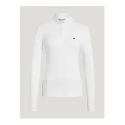Tommy Hilfiger Equestrian Turniershirt Avon Langarm Damen - Optic White -  Grösse Bekleidung Damen: XL