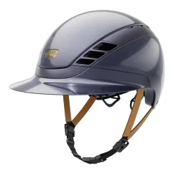 Abus Reithelm AirLuxe PURE LV - shiny metallic ocean -  Farbe: shiny metallic ocean, Grösse: 55-57 cm
