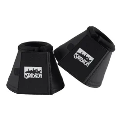 Eskadron Sprungglocken Kunstleder - schwarz Farbe: Schwarz, Grösse Hufglocken: XL