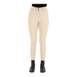 euro-star Reithose Empressive Vollgrip Damen - Beige -  Grösse Bekleidung Damen: 42
