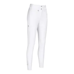 Pikeur Reithose Vollgrip Midwaist Damen - White -  Farbe: White, Grösse Bekleidung Damen: 42