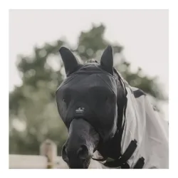 Kentucky Fliegenmaske Classic mit Ohren - Schwarz -  Farbe: Schwarz, Grösse: Cob