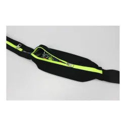Animal Light Elastische Doppel-Bauchtasche Reflex - Schwarz-Gelb -