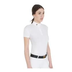 Equestro Turniershirt slim fit Damen - White -  Grösse Bekleidung Damen: S
