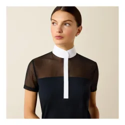 Ariat Turniershirt Allure Kurzarm Damen - Black -  Grösse: L