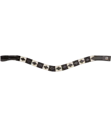 Waldhausen Stirnband Polo X-Line - Schwarz Beige -  Farbe: Schwarz Beige, Grösse: VB