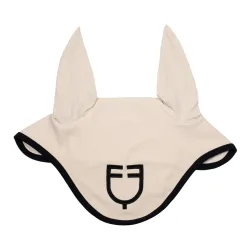 Equestro Ohrengarn Black Line Logo - Beige -  Grösse: Full, Farbe: Beige
