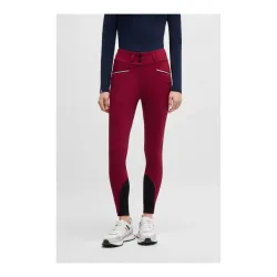 BOSS Equestrian Reithose Hailey Highwaist Vollbesatz - Red Dahlia -  Farbe: Red Dahlia, Grösse: M