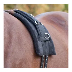Waldhausen Longiergurt-Unterlage Memory Schaum - Schwarz -  Grösse Pferd: Pony