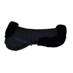 Kentucky Lammfell Sattelpad Absorb - Schwarz -  Grösse: One Size, Farbe: Schwarz