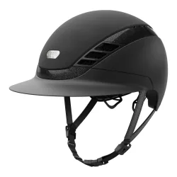 Abus Reithelm AirLuxe SUPREME L.V. - Black -  Grösse: 55-57 cm, Farbe: Black
