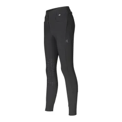 Kingsland Reithose KLKimi A-Shape Vollgrip Damen - Black -  Farbe: Black, Grösse Bekleidung Damen: 36