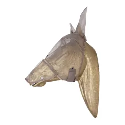 Kentucky Fliegenmaske Classic mit Ohren und Nase - Beige -  Grösse: Full, Farbe: Beige